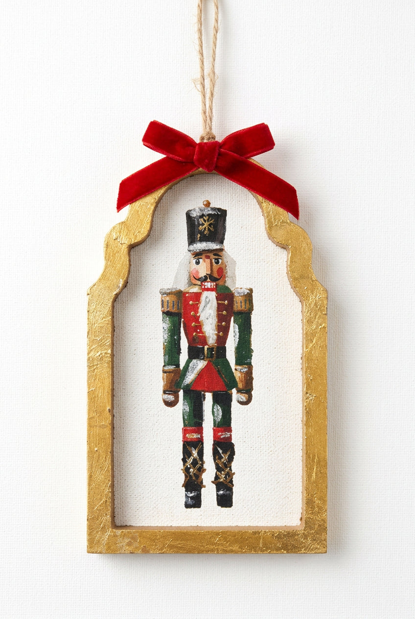 Raz Imports Framed Nutcracker Ornament (LH)