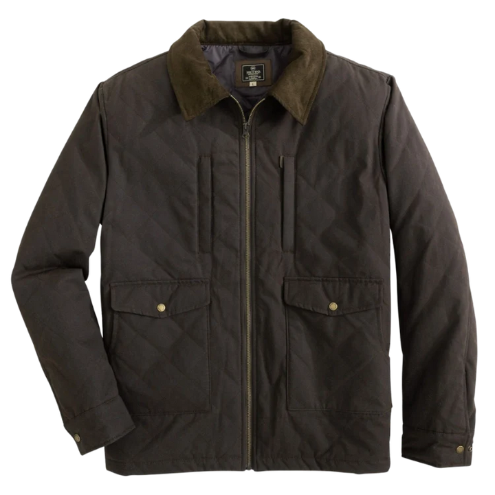 Heybo-Ranch Jacket Waxed Canvas-Brown