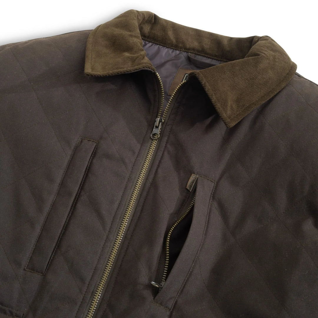 Heybo-Ranch Jacket Waxed Canvas-Brown