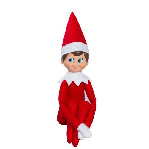 The Elf on the Shelf Poseable Boy Scout Elf with Blue Eyes - Complete Box Set with Storybook (LH)