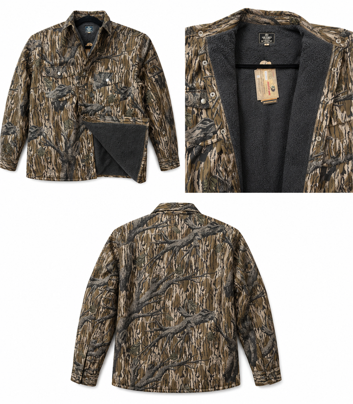 Heybo-Timbers Jac Shirt: Mossy Oak Treestand