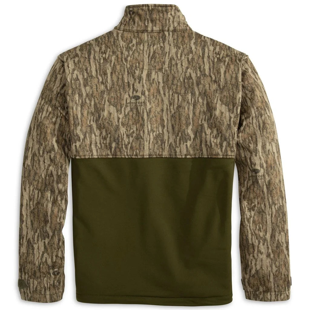 Heybo-Landing Zone 1/4 Zip: Mossy Oak Bottomland