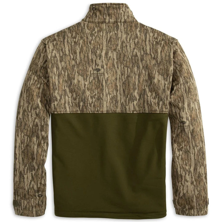 Heybo-Landing Zone 1/4 Zip: Mossy Oak Bottomland