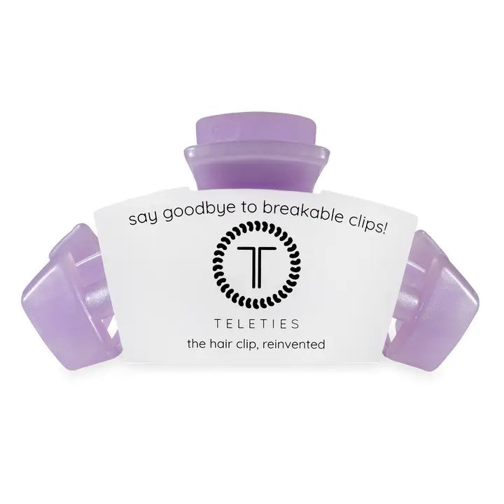 Teleties- Classic Lavender Mist Medium Hair Clip