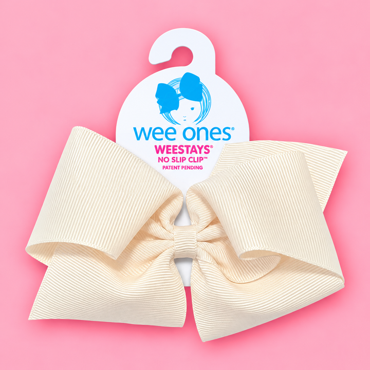 Wee Ones-Mini King Classic Grosgrain Hair Bow (Plain Wrap)