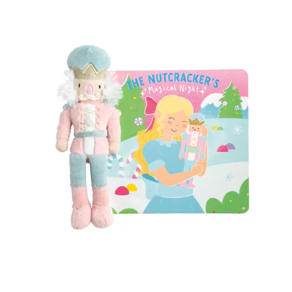 Mud Pie-Plush Nutcracker with Book