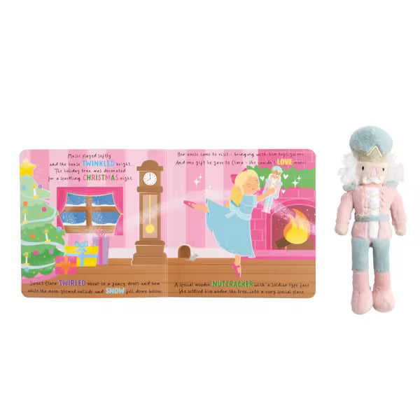 Mud Pie-Plush Nutcracker with Book