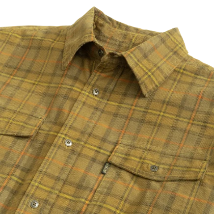 Heybo-Darden Corduroy Shirt: Oak Buff