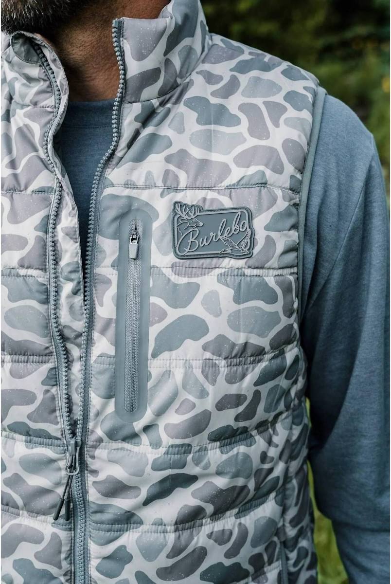 Burlebo-Puffer Vest - Classic Deer Camo
