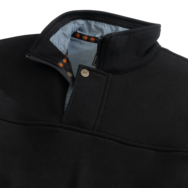 Heybo-Sportsmans 1/4 Zip: Black