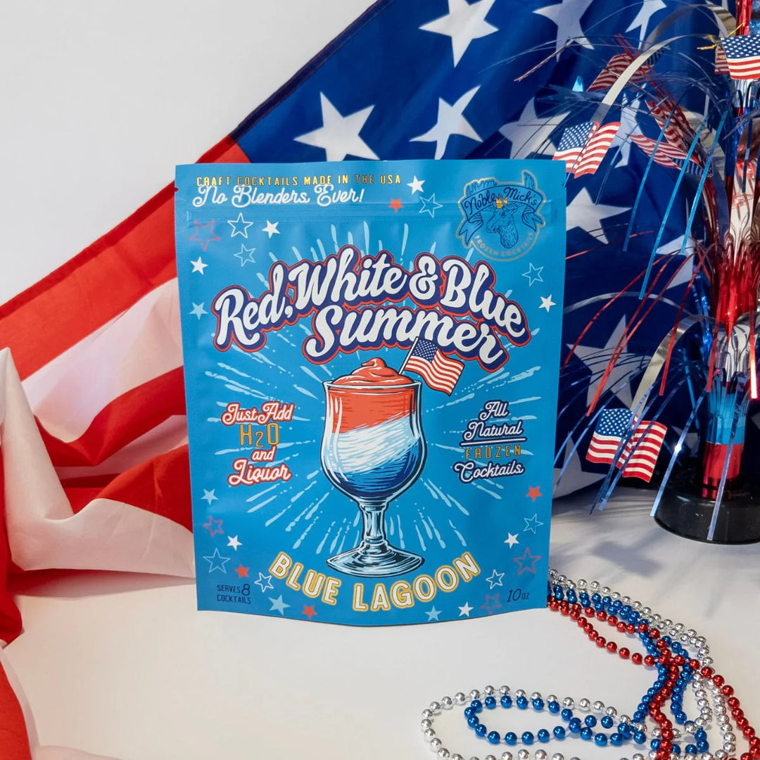 Noble Mick's-Red, White,& Blue Summer Cocktail Mix-Blue Lagoon