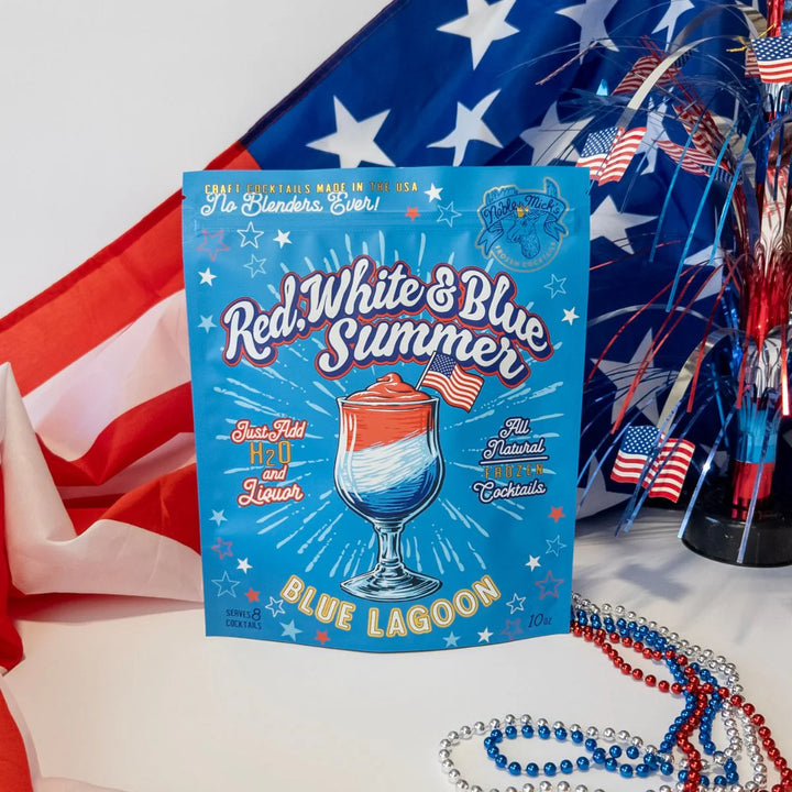 Noble Mick's-Red, White,& Blue Summer Cocktail Mix-Blue Lagoon