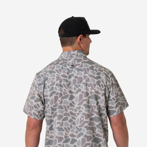 BURLEBO PERFORMANCE WESTERN SHIRT - CLASSIC DEER CAMO