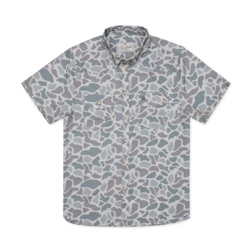 BURLEBO PERFORMANCE WESTERN SHIRT - CLASSIC DEER CAMO