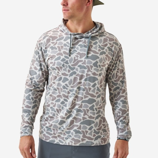 BURLEBO PERFORMANCE HOODIE - CLASSIC DEER CAMO