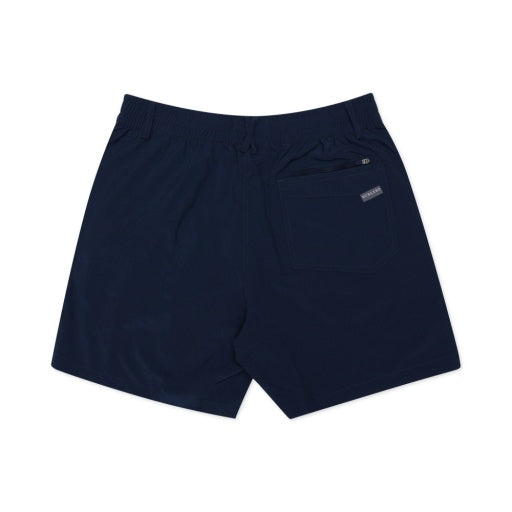 BURLEBO EVERYDAY SHORT - DEEP WATER NAVY MAYAN POCKET