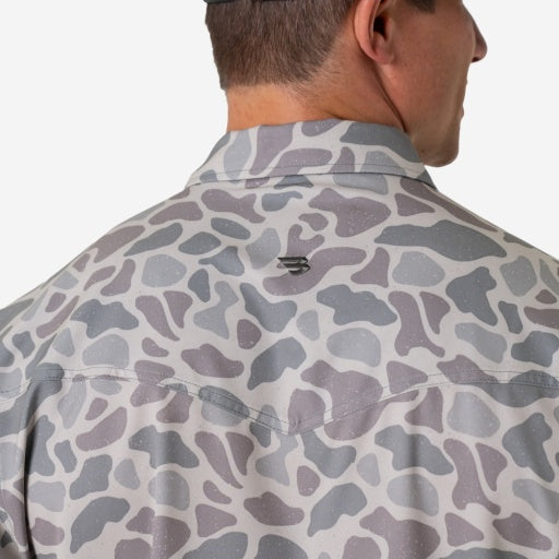 BURLEBO PERFORMANCE WESTERN SHIRT - CLASSIC DEER CAMO