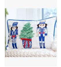 Mary Square Lumbar Pillow Merry Marchers (LH)