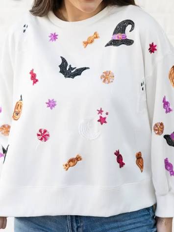 MARY SQUARE Millie Sweatshirt Halloween (LH)