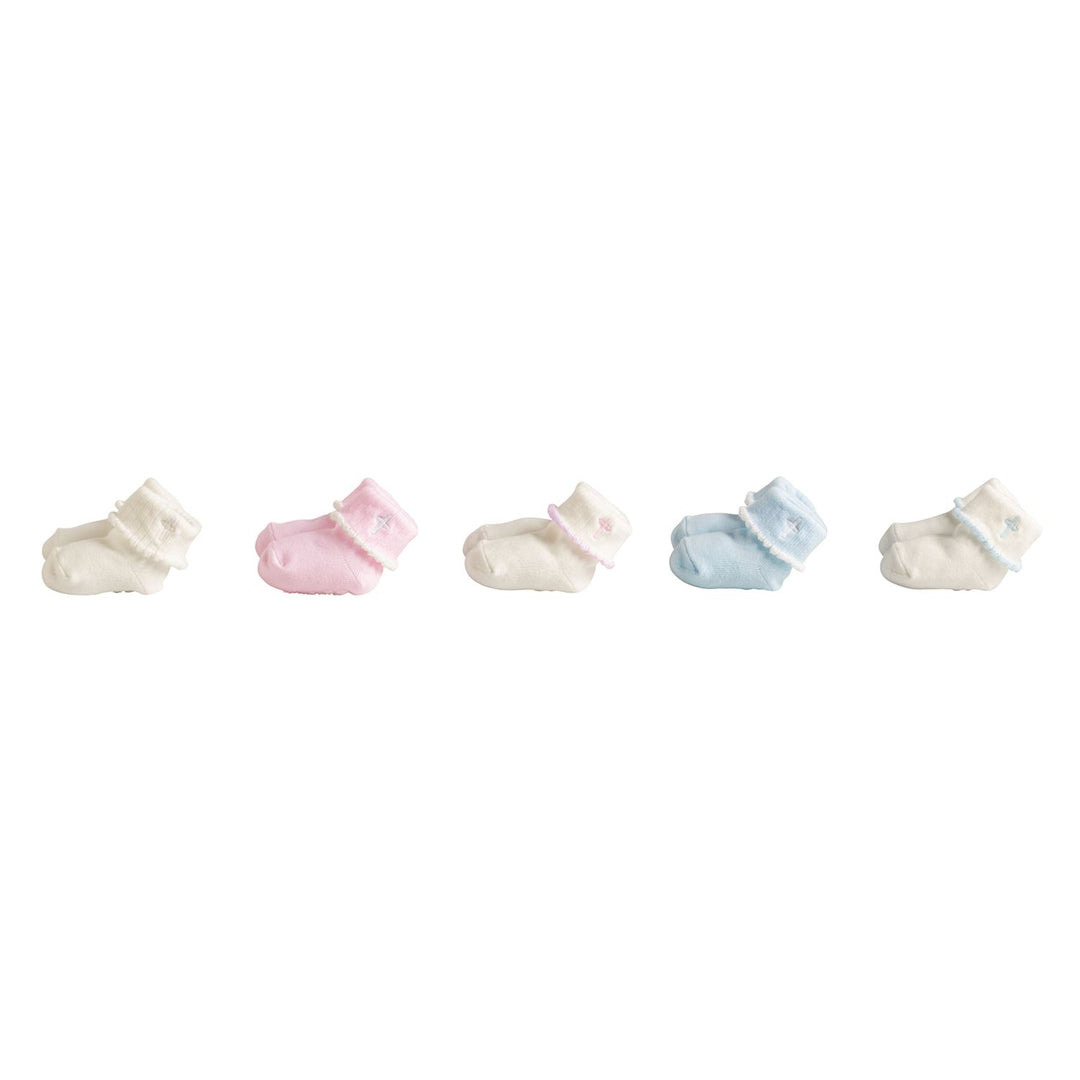 Mud Pie-CROSS FOLD-OVER SOCKS
