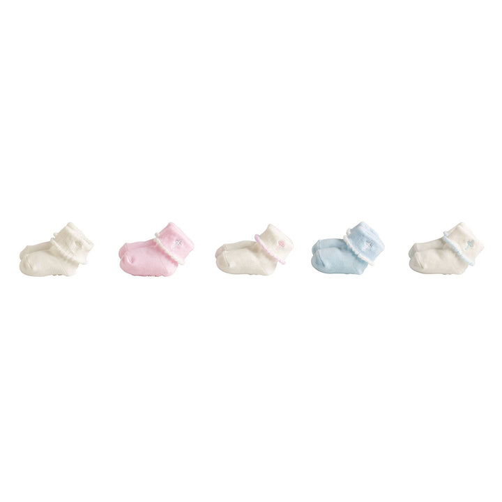 Mud Pie-CROSS FOLD-OVER SOCKS