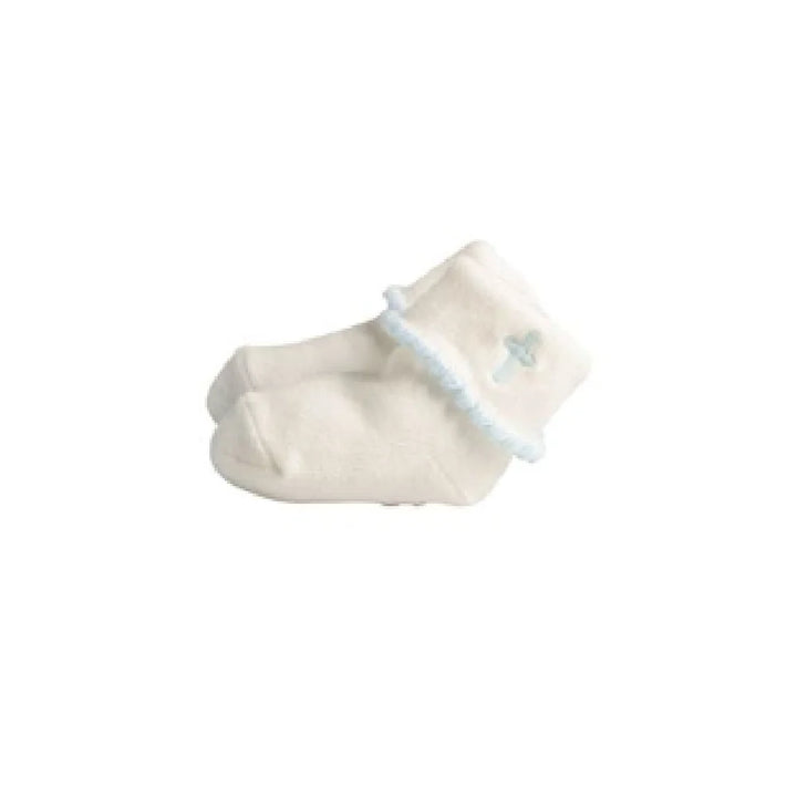 Mud Pie-CROSS FOLD-OVER SOCKS