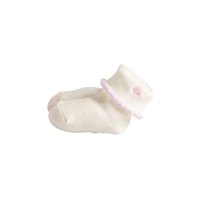 Mud Pie-CROSS FOLD-OVER SOCKS
