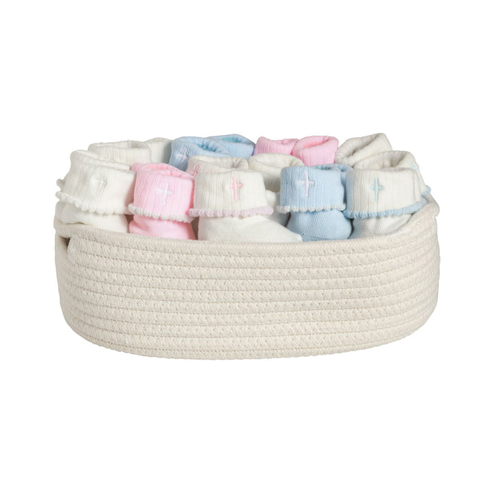 Mud Pie-CROSS FOLD-OVER SOCKS