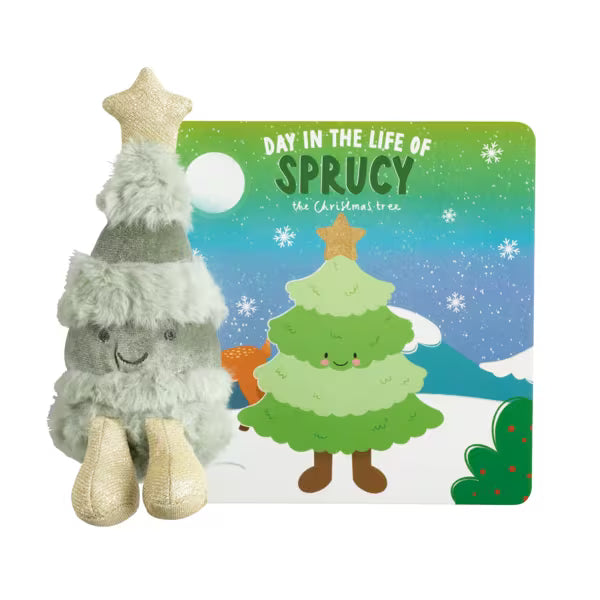 Mud Pie-Plush Christmas Tree with Book