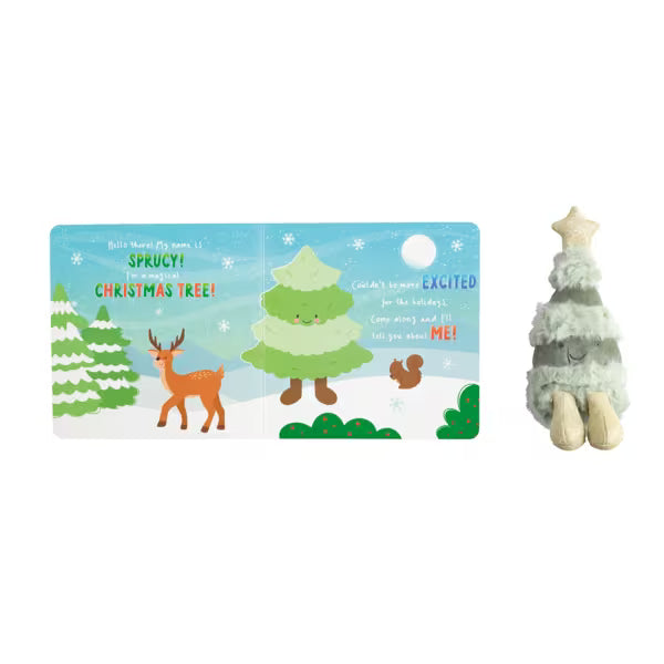 Mud Pie-Plush Christmas Tree with Book