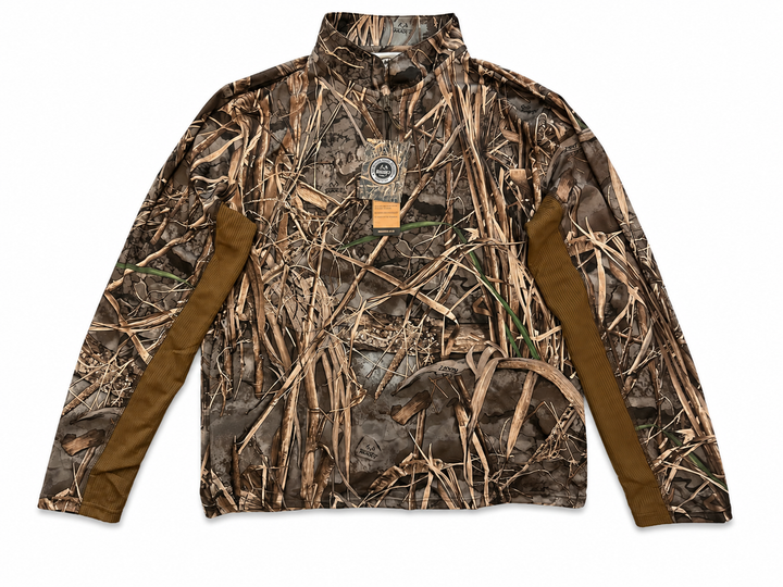 Heybo-Wanderer 1/4 Zip Pullover: Realtree Max 7